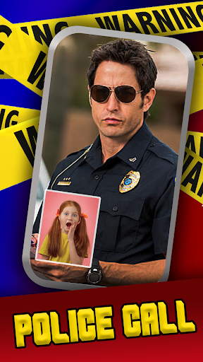 Android application Fake Police Call - 911 prank screenshort
