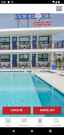 Android application Seaport Inn screenshort
