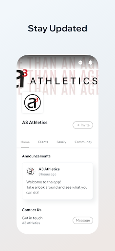 A3 Athletics Screen 3