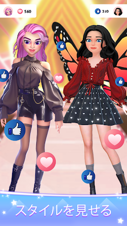 Game screenshot Makeover Pin: メイクとファッション hack