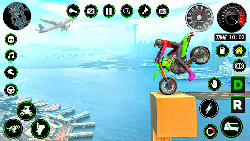 GT Moto Stunts 3D: Bike Games Screen 2