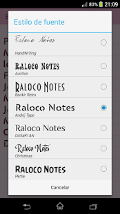 Raloco Notizen Screenshot