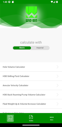 Android application Wyo-Ben screenshort