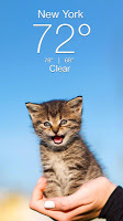 screenshot of Weather Kitty - App & Widget
