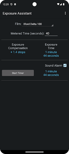 Exposure Assistant screenshot 2