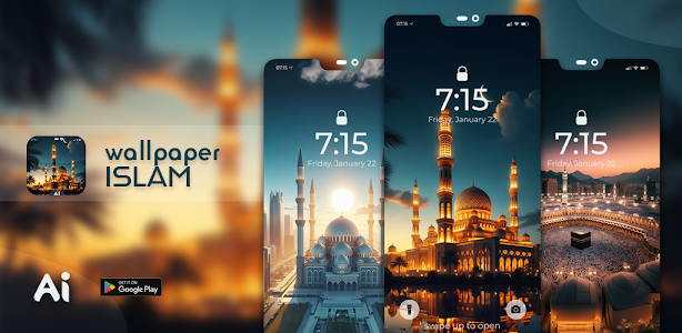 Wallpaper Islam With AI Unknown