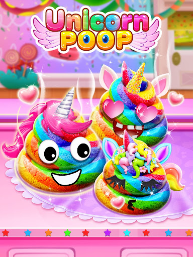 Unicorn Poop - Sweet Trendy Desserts Food Maker screenshots 12