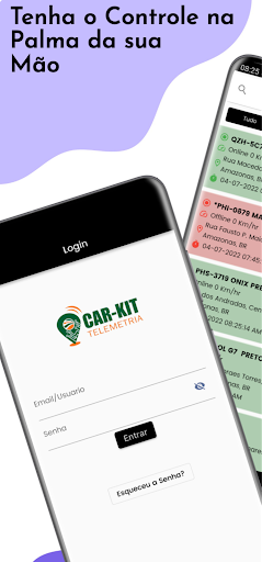 Android application CAR-KIT Rastreamento screenshort