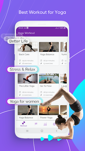 Yoga Workout - Yoga for Beginners - Daily Yoga screen 2