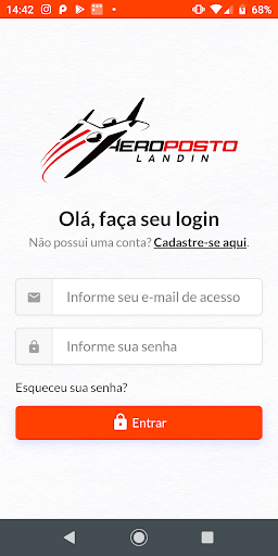 Android application Aeroposto Landin screenshort