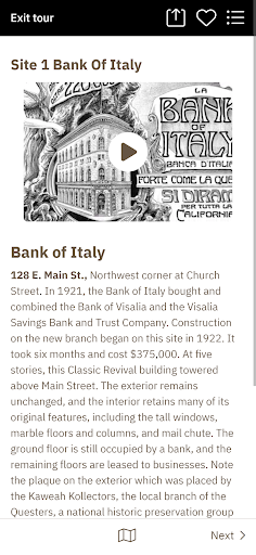 Visalia Historic Walking Tour Screen 3
