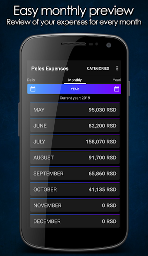 Peles Expenses Screen 2