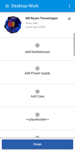 PC Assembly Tool Screen 3