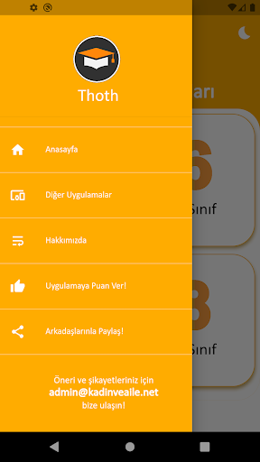Android application Thoth - Orta Okul Ders Notları screenshort