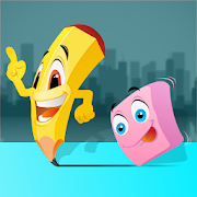 Pencil Rubber Game - Chaser and Free Runner