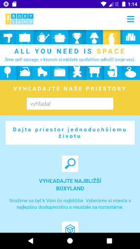 Android application BOXYLAND screenshort
