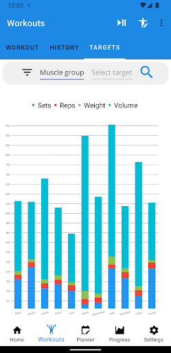 WorkoutPro - Progress Tracker Screen 2