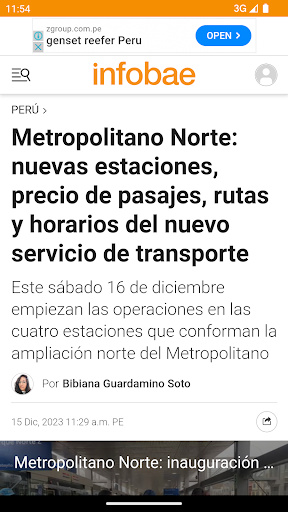 Infobae Perú Screen 3