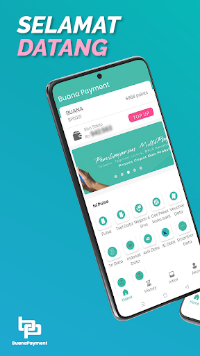 Android application BuanaPay-Pulsa murah & ppob screenshort