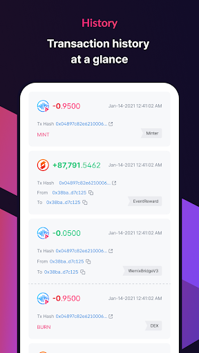 Screenshot of PLAY Wallet (WEMIX)