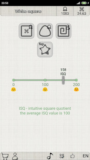 Android application White square - intuition ISQ screenshort