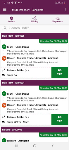 SmartCarrier Screen 2