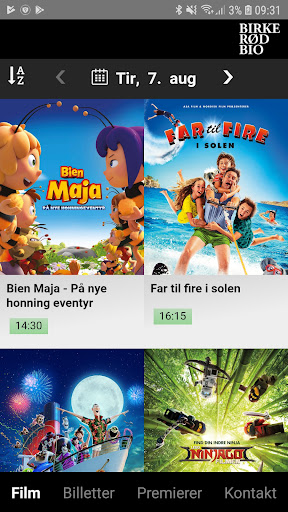 Android application Birkerød Bio screenshort