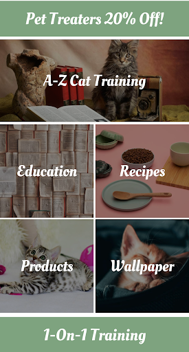 Android application Cat Training and Recipes screenshort