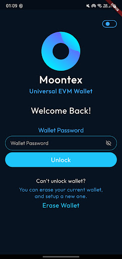 Android application Moontex screenshort