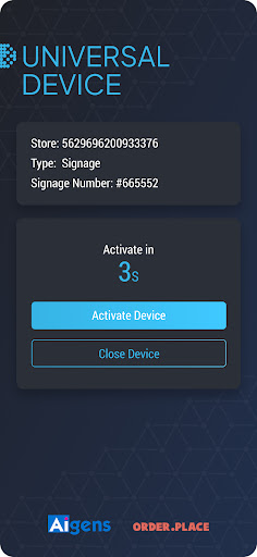 Aigens Universal App Screen 3