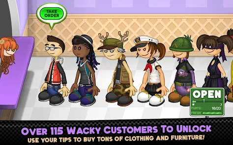 Papa's Hot Doggeria HD: All Customer Outfits! 