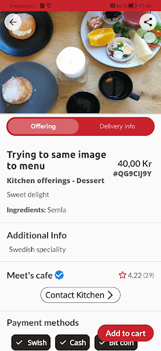 BookMyFood Screen 2