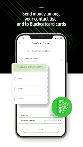 Blackcatcard IBAN Mastercard