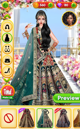 Game screenshot Indian Wedding Bridal Dress up hack