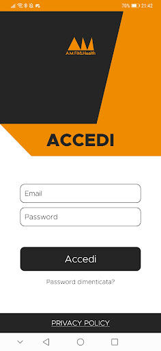 Android application AM Fit&Health screenshort