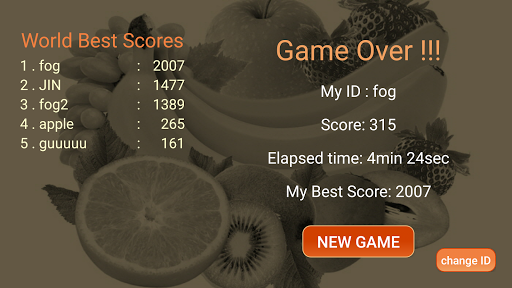 Fruits Pop Pop(Fruits Puzzle) Screen 3