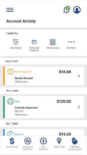 Android application Clarity Mobile App screenshort