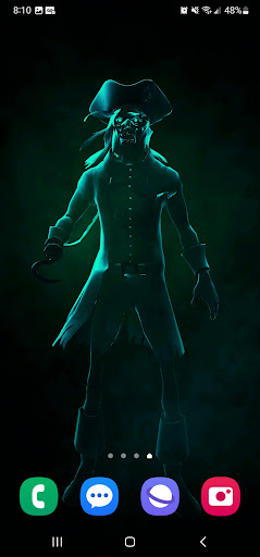 Skeleton Pirate Live Wallpaper Screen 2