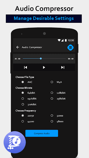 Video compressor: MP3 convert Screen 3