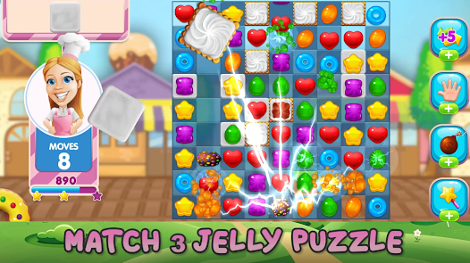 Sweet Jelly Match 3 Puzzle  screenshots 4