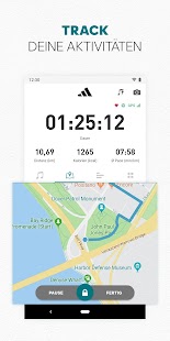 adidas Running Lauf App Screenshot