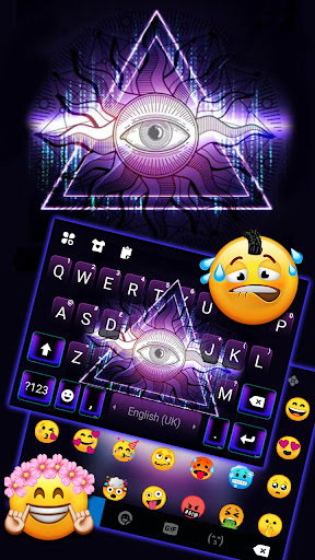 Neon Triangle Myth Keyboard Ba Screen 3
