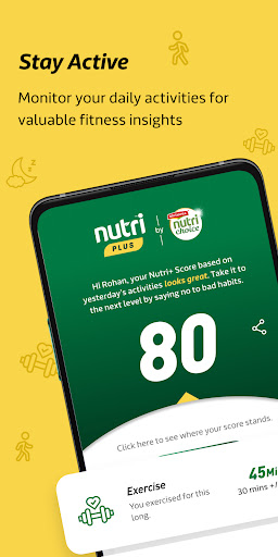 NutriPlus - Health and Rewards Screen 3