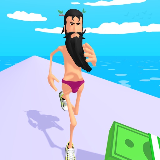 Bald Runner 3D logo