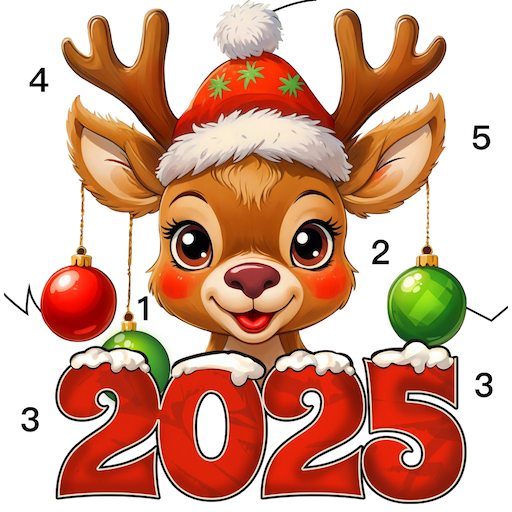 New Year Coloring Book 2025 icon