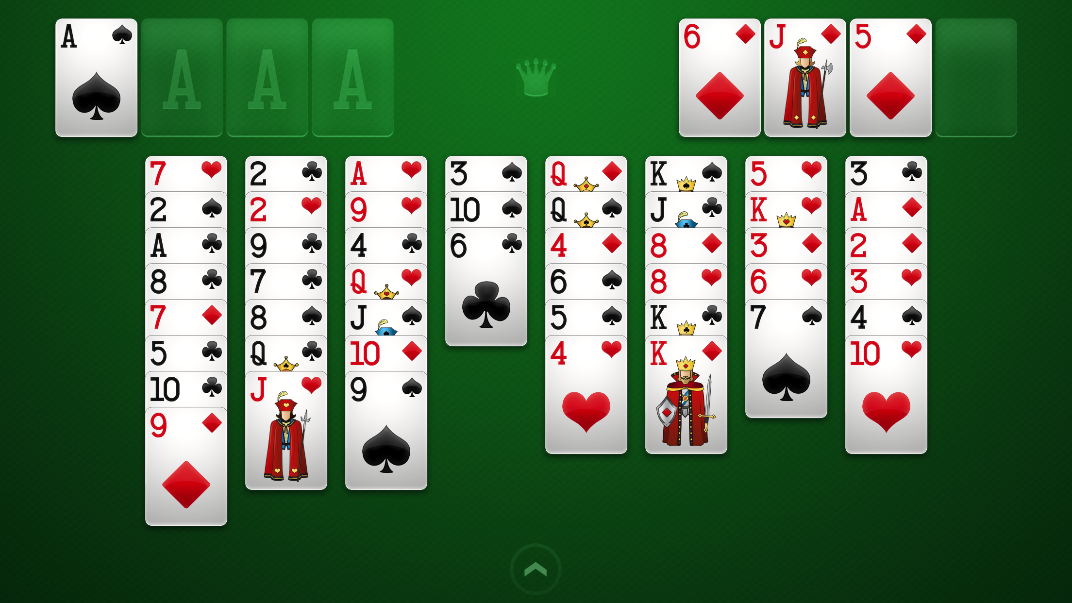 Android application FreeCell Solitaire screenshort