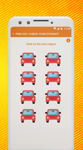 Vision test Screen 3