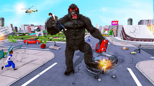 Gorilla Rampage City Attack Screen 3