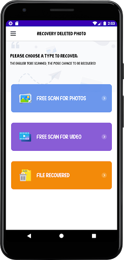 Recuva - recover deleted photo Screen 2