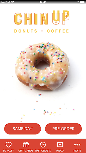 Android application Chin Up Donuts screenshort